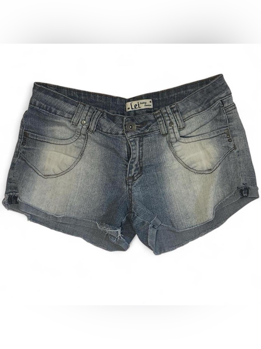 VTG Y2k Denim Lei Mini Shorts